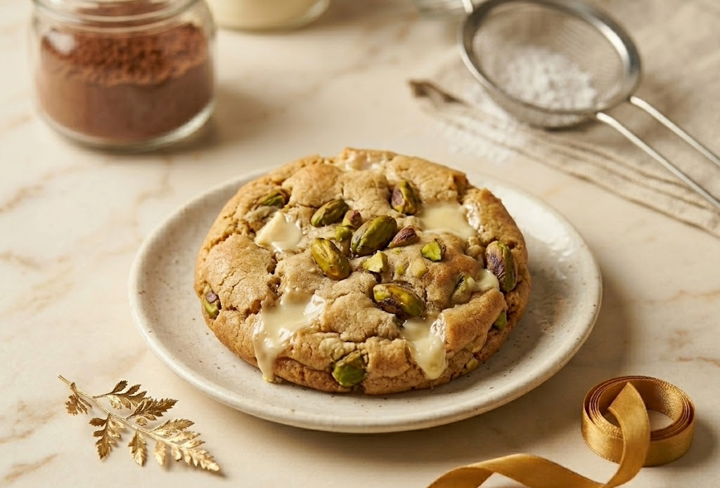 White Chocolate Pistachio Cookie